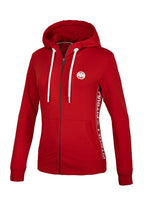 Bluza damska rozpinana z kapturem DAISY French Terry Czerwona - kup z Pit Bull West Coast Oficjalny Sklep 