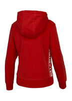 Bluza damska rozpinana z kapturem DAISY French Terry Czerwona - kup z Pit Bull West Coast Oficjalny Sklep 