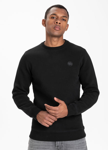 Crewneck SMALL LOGO PREMIUM PIQUE CZARNA - kup z Pit Bull West Coast Oficjalny Sklep 