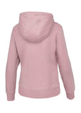 Bluza damska rozpinana z kapturem JASMINE French Terry Różowa - kup z Pit Bull West Coast Oficjalny Sklep 