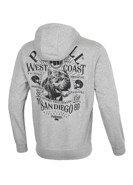 Bluza z kapturem SAN DIEGO 89 Szara - kup z Pit Bull West Coast Oficjalny Sklep 