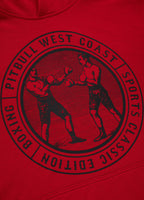 Bluza z kapturem VINTAGE BOXING Czerwona - kup z Pit Bull West Coast Oficjalny Sklep 
