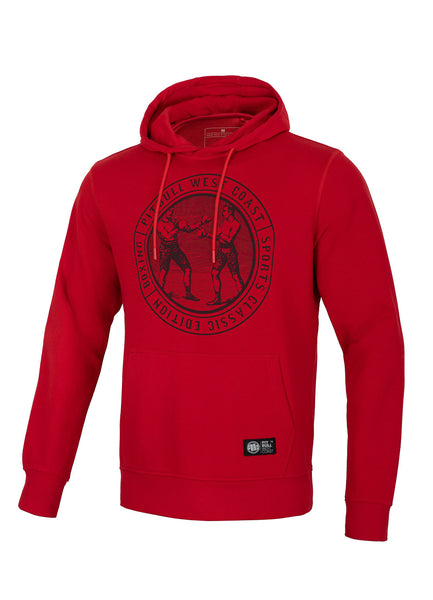 Bluza z kapturem VINTAGE BOXING Czerwona - kup z Pit Bull West Coast Oficjalny Sklep 