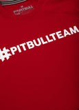 Koszulka HASHTAG Czerwona - Pitbullstore.pl
