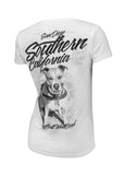 Damska koszulka lycra SO CAL 18 Biała - kup z Pit Bull West Coast Oficjalny Sklep