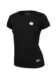 Damska koszulka lycra slim fit SMALL LOGO Czarna - kup z Pit Bull West Coast Oficjalny Sklep