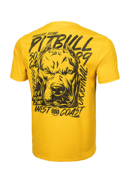 Koszulka GREY DOG 170 GSM Żółty - kup z Pit Bull West Coast Oficjalny Sklep 