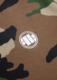 Koszulka Slim Fit SMALL LOGO Woodland Camo - kup z Pit Bull West Coast Oficjalny Sklep 