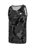 Tank Top Slim Fit Small Logo All Black Camo - kup z Pit Bull West Coast Oficjalny Sklep 