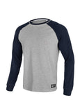 Longsleeve Heavyweight SMALL LOGO Szary/Granatowy - kup z Pit Bull West Coast Oficjalny Sklep 