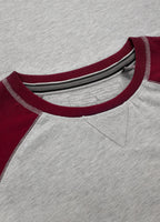 Longsleeve Heavyweight SMALL LOGO Szary/Burgundowy - kup z Pit Bull West Coast Oficjalny Sklep 