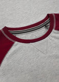 Longsleeve Heavyweight SMALL LOGO Szary/Burgundowy - kup z Pit Bull West Coast Oficjalny Sklep 