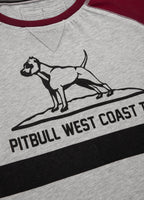 Longsleeve Heavyweight CALIFORNIA Szary/Burgundowy - kup z Pit Bull West Coast Oficjalny Sklep 