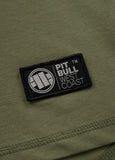 Longsleeve z kapturem Heavyweight SMALL LOGO Oliwkowy - kup z Pit Bull West Coast Oficjalny Sklep 