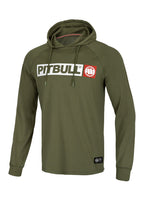 Longsleeve z kapturem Heavyweight HILLTOP Oliwkowy - kup z Pit Bull West Coast Oficjalny Sklep 