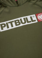 Longsleeve z kapturem Heavyweight HILLTOP Oliwkowy - kup z Pit Bull West Coast Oficjalny Sklep 