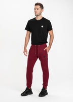 SPODNIE DRESOWE SMALL LOGO BURGUNDOWE - kup z Pit Bull West Coast Oficjalny Sklep 