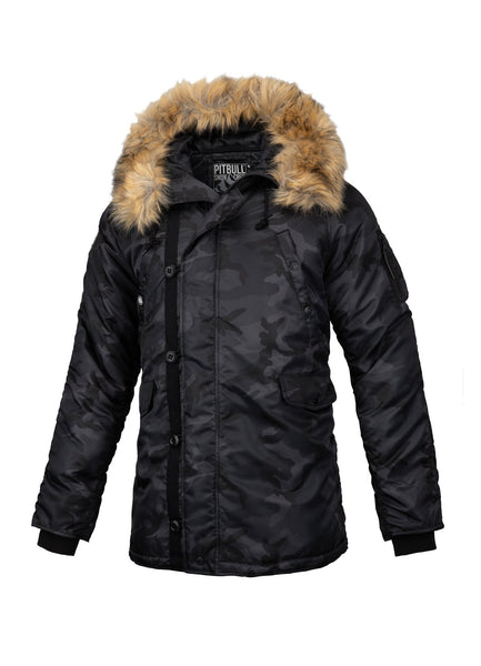 Kurtka PARKA ALDER czarne camo - kup z Pit Bull West Coast Oficjalny Sklep