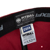 CZAPKA FULL CAP PITBULL CZERWONA - kup z Pit Bull West Coast Oficjalny Sklep