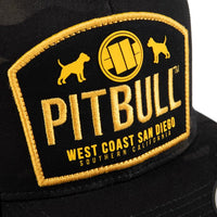 CZAPKA SNAPBACK MESH DOGS ALL BLACK CAMO - kup z Pit Bull West Coast Oficjalny Sklep