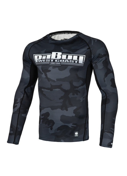 Rashguard longsleeve fitted BOXING Czarne Camo - kup z Pit Bull West Coast Oficjalny Sklep 
