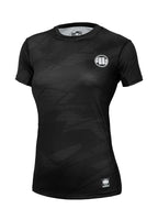 Koszulka Techniczna Damska Mesh SHU SMALL LOGO Czarna - kup z Pit Bull West Coast Oficjalny Sklep 