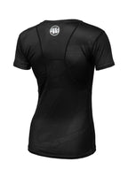 Koszulka Techniczna Damska Mesh SHU SMALL LOGO Czarna - kup z Pit Bull West Coast Oficjalny Sklep 