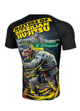 Rash Guard MASTER OF BJJ HILLTOP Czarny