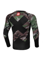 Rash guard longsleeve CROSS CAMO Woodland Camo