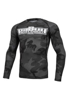 Longsleeve Rashguard All Black Camo Boxing