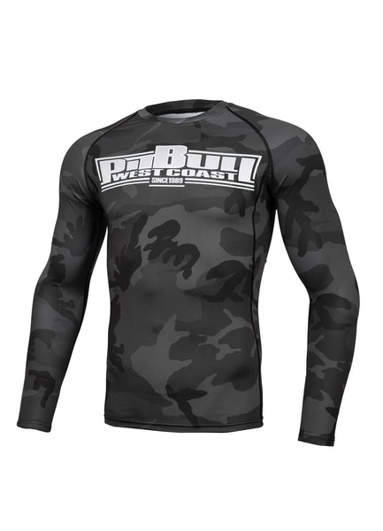 Longsleeve Rashguard All Black Camo Boxing