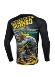 Rashguard longsleeve fitted MASTER OF BJJ Czarny - kup z Pit Bull West Coast Oficjalny Sklep 