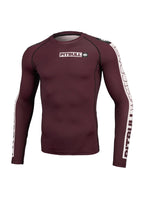RASHGUARD LONGSLEEVE HILLTOP BURGUND - kup z Pit Bull West Coast Oficjalny Sklep