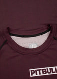 RASHGUARD LONGSLEEVE HILLTOP BURGUND - kup z Pit Bull West Coast Oficjalny Sklep