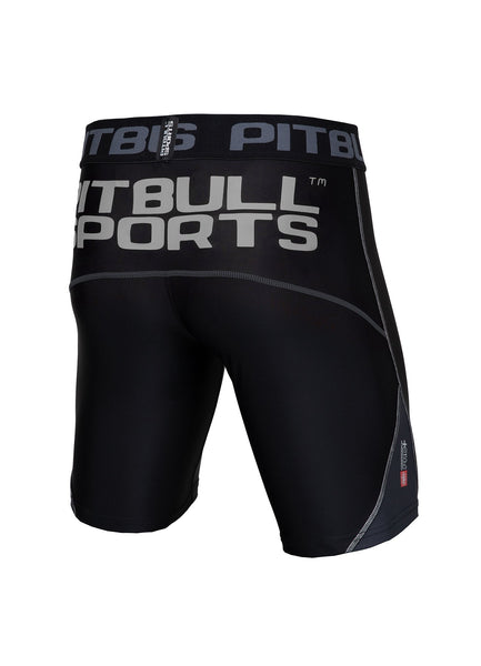 Spodenki kompresyjne PRO PLUS Czarne - kup z Pit Bull West Coast Oficjalny Sklep