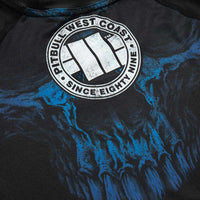 RASHGUARD PERFORMANCE BLUE SKULL - kup z Pit Bull West Coast Oficjalny Sklep