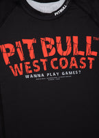 RASHGUARD WANNA PLAY GAMES CZARNY - kup z Pit Bull West Coast Oficjalny Sklep