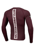 ADCC HILLTOP Burgundy Long Sleeve Rashguard - kup z Pit Bull West Coast Oficjalny Sklep 