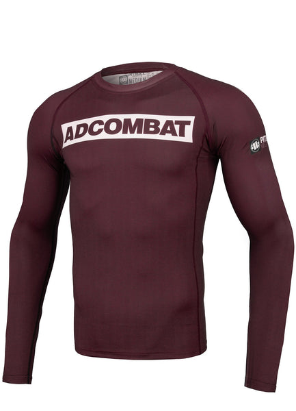 ADCC HILLTOP Burgundy Long Sleeve Rashguard - kup z Pit Bull West Coast Oficjalny Sklep 